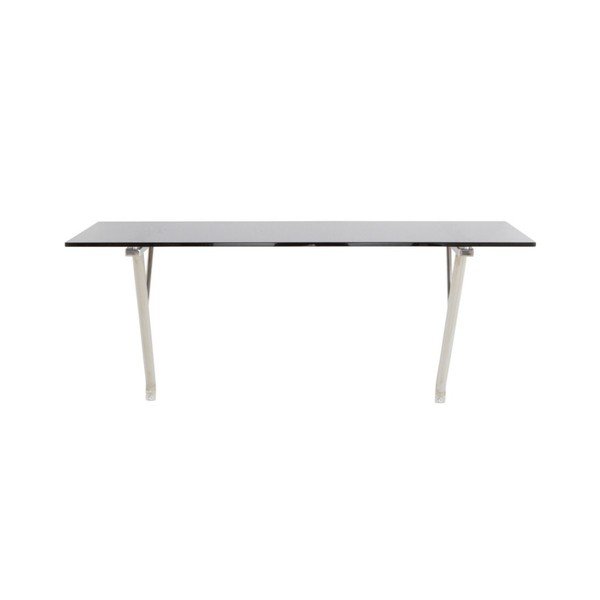 Závěsný pracovní stůl nástěnný se skleněnou deskou 40x120 cm Kullaberg – Jotex-image-2