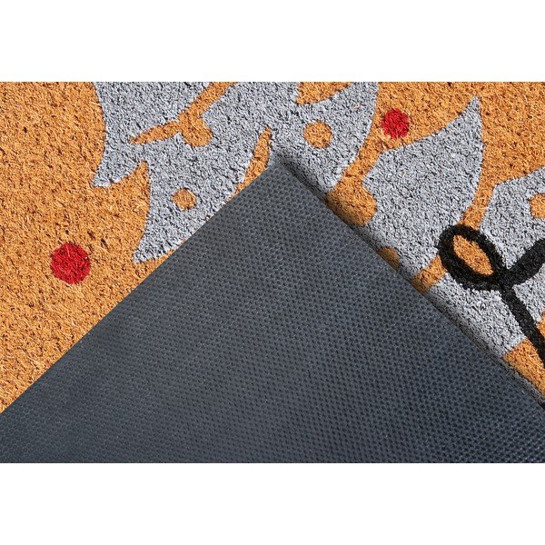 Rohožka s vánočním motivem z kokosového vlákna 40x70 cm Silver Christmas – Hanse Home-image-4