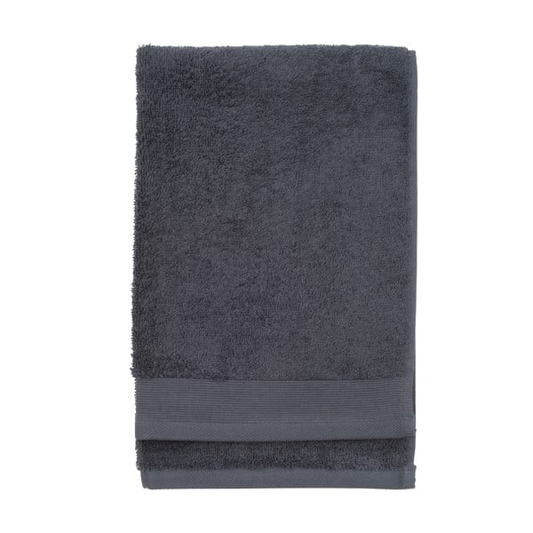 Antracitový froté ručník Walra Prestige, 40 x 60 cm