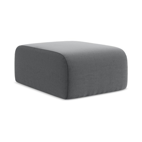 Šedá sametová podnožka Lani – Makamii