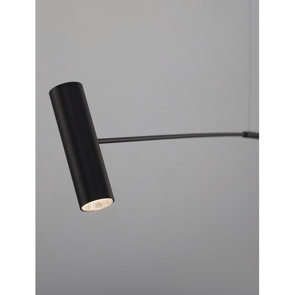 Matně černá kovová LED stojací lampa (výška 250 cm) Voice – Nova Luce-image-2