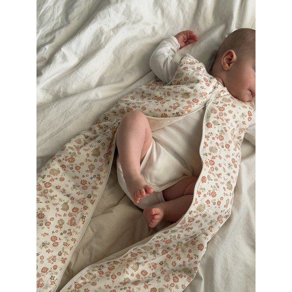 Béžový dětský spací pytel z Bio bavlny 40x77 cm Augusta – Cam Cam Copenhagen-image-1