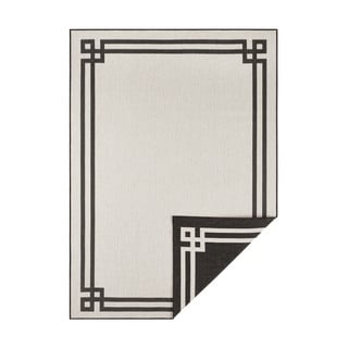 Černo-krémový venkovní koberec NORTHRUGS Manito, 80 x 150 cm