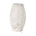 Bílá bambusová stolní lampa s bambusovým stínidlem (výška 36 cm) – Casa Selección