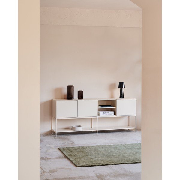 Bílá nízká komoda 195x80 cm Vedrana – Kave Home-image-1