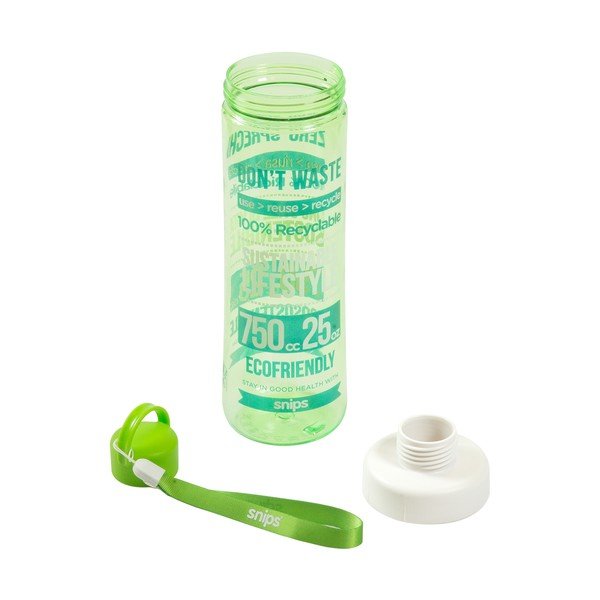 Zelená láhev na vodu Snips Eco, 750 ml-image-2