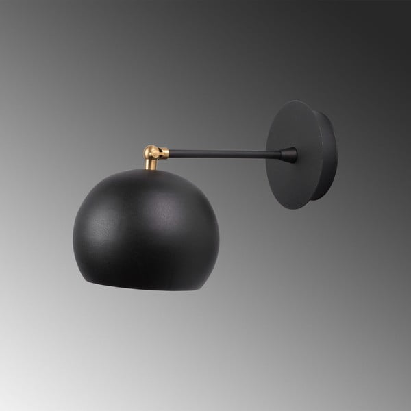 Černé nástěnné svítidlo ø 15 cm Stiva – Opviq lights-image-2
