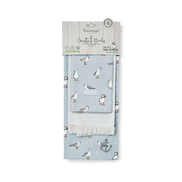 Utěrky v sadě 3 ks 45x65 cm Costal Birds – Cooksmart ®