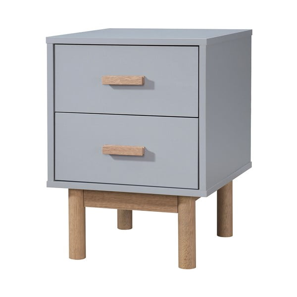 Šedý noční stolek Melanie – Støraa-image-2