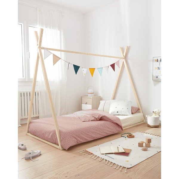 Bílý povlak polštář z organické bavlny Kave Home Nahilin, 45 x 45 cm-image-3