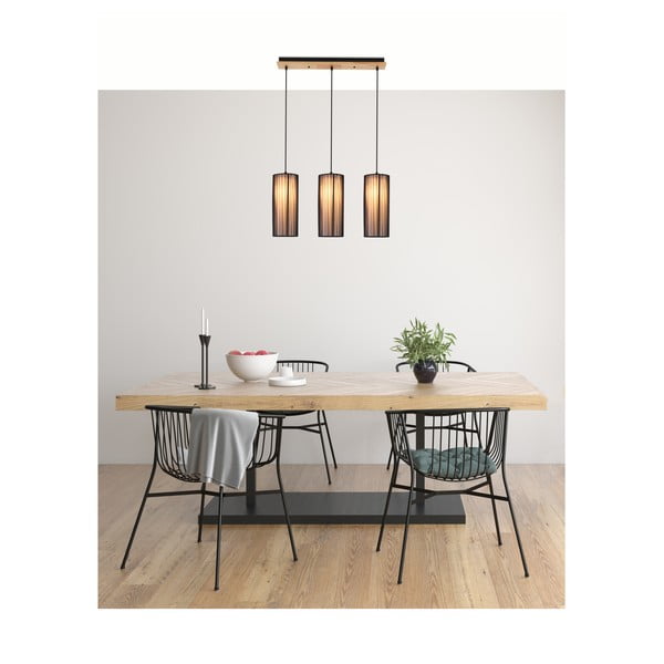 Závěsné svítidlo s textilním stínidlem Kioto – Candellux Lighting-image-1