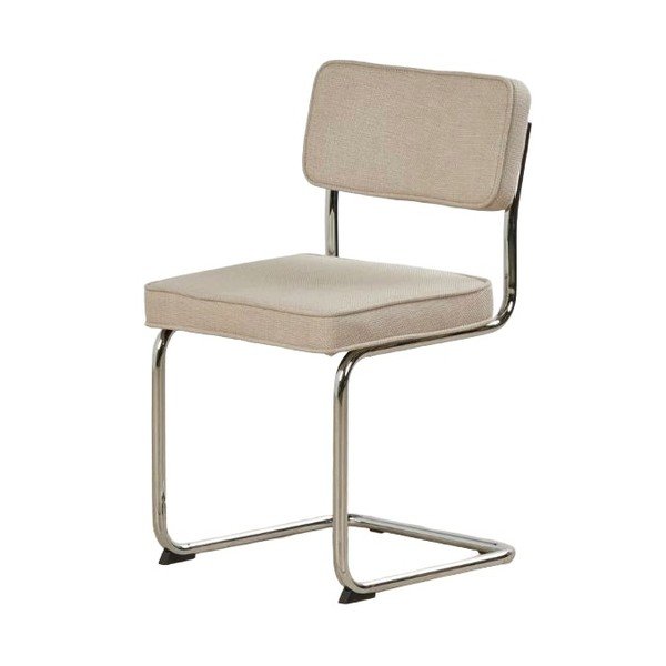 Béžová čalouněná houpací jídelní židle Rupert – Unique Furniture