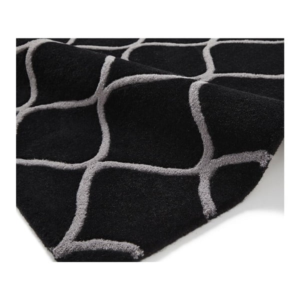 Vlněný koberec Think Rugs Elements Black, 120 x 170 cm-image-2