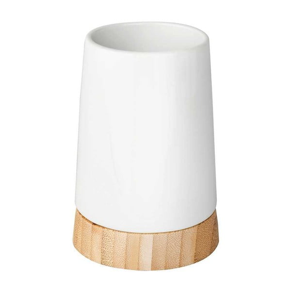 Bílá keramická sada doplňků do koupelny Bamboo – Wenko-image-3