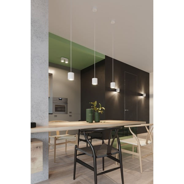 Bílé nástěnné svítidlo ø 10 cm Roda – Sollux-image-4