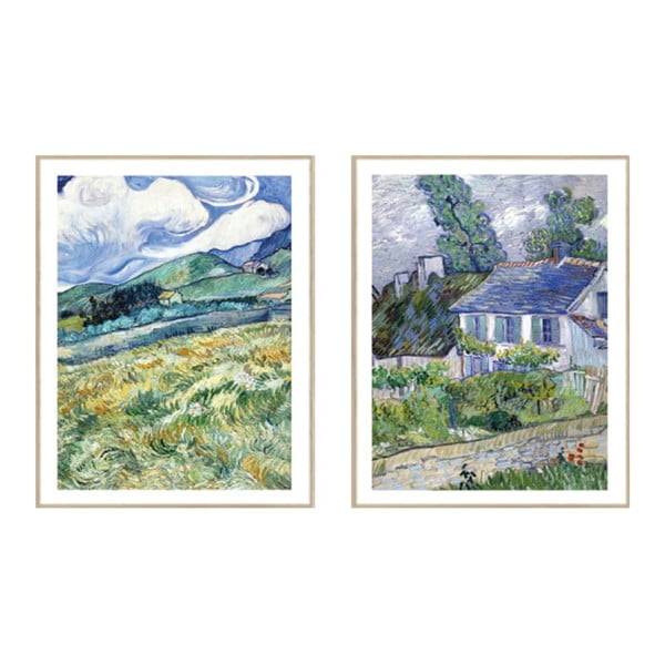 Obrazy v sadě 2 ks - reprodukce 30x40 cm Van Gogh – knor