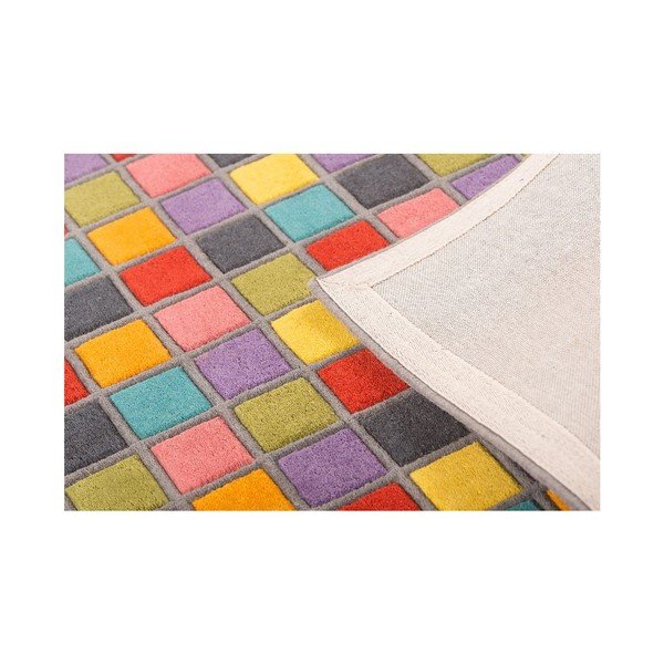 Vlněný koberec Flair Rugs Illusion Campari, 80 x 150 cm-image-2