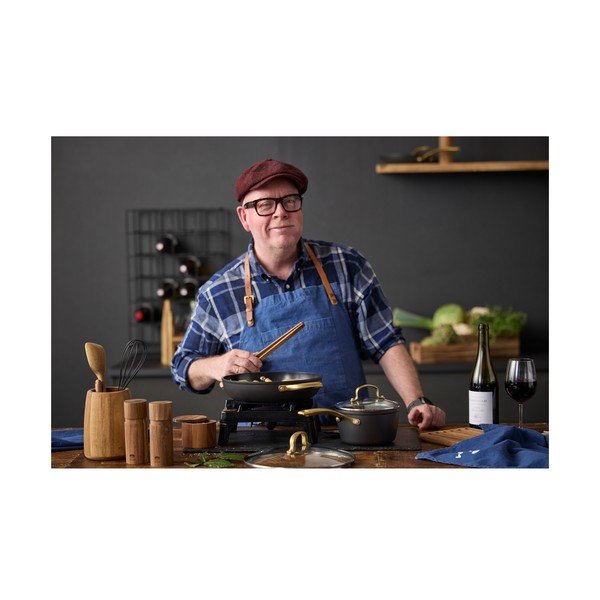 Dřevěná sada mlýnků na pepř a sůl 2 ks v přírodní barvě – Holm-image-3