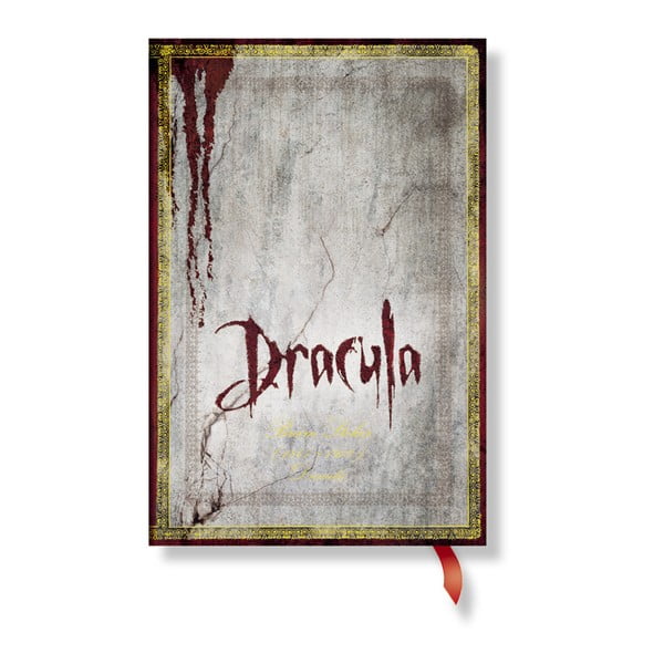 Zápisník s tvrdou vazbou Paperblanks Dracula, 10 x 14 cm