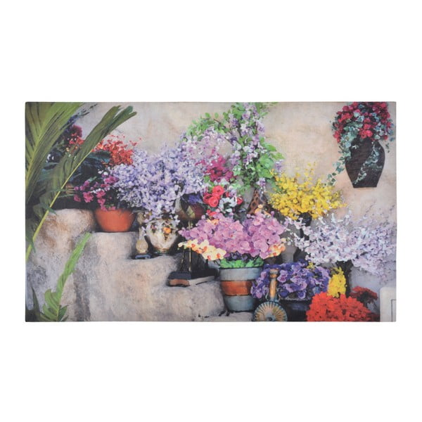 Podložka pod litinovou rohožku Esschert Design Flowers, 76,2 x 45, cm
