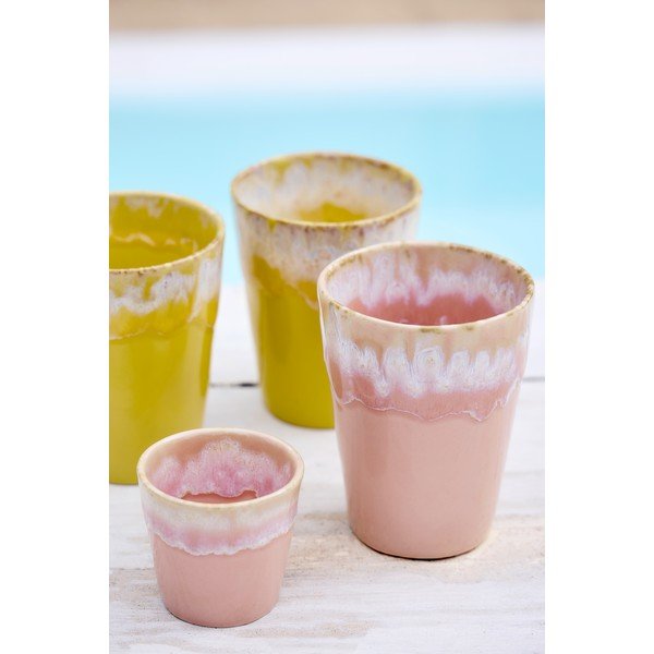 Světle růžový kameninový hrnek 380 ml Grespresso – Costa Nova-image-1