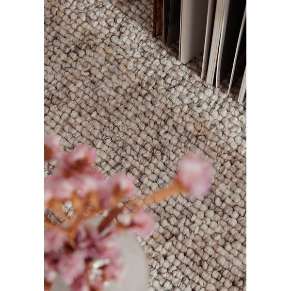 Šedokrémový pratelný koberec 200x290 cm Rocco Dark Cream – Elle Decoration-image-4