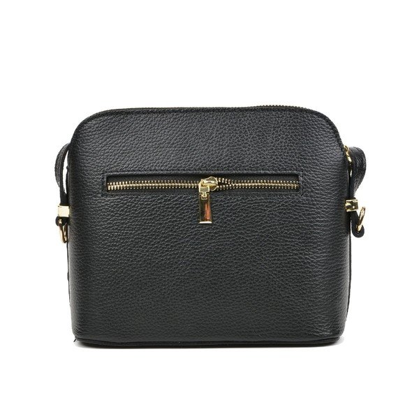 Černá kožená kabelka Mangotti Bags Cosma-image-1