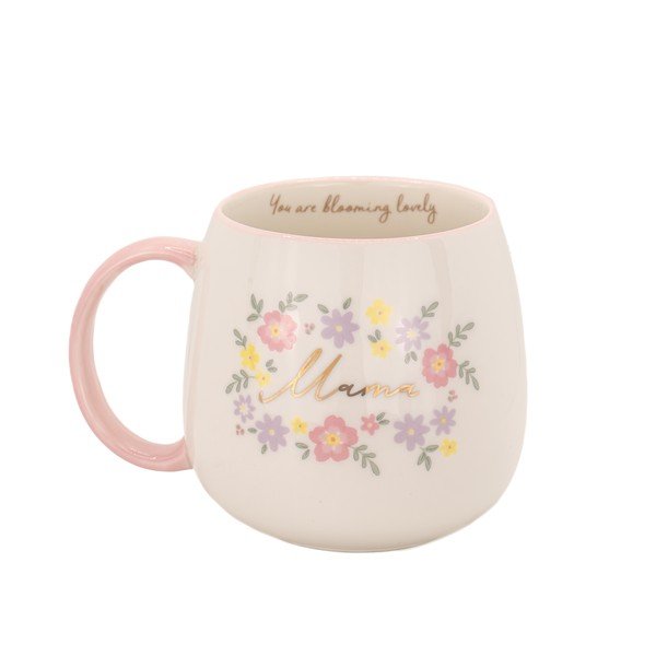 Světle růžový porcelánový hrnek 450 ml Mama You Are Blooming – Sass & Belle