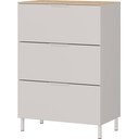 Krémová matná skříňka 68x98x40 cm Savoca – Germania