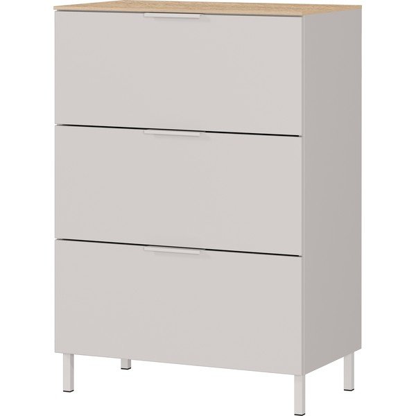 Krémová matná skříňka 68x98x40 cm Savoca – Germania