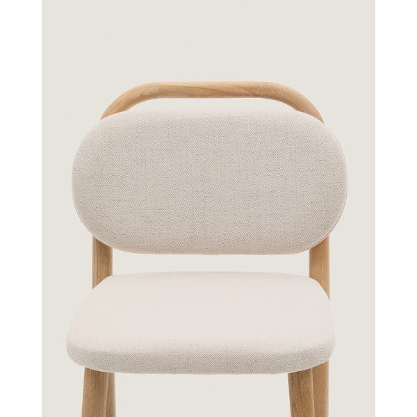 Béžová barová židle (výška sedáku 66 cm) Helda – Kave Home-image-2