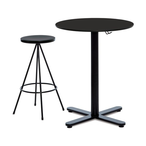 Venkovní barová stolička Mobles 114 Nuta Black, výška 60cm-image-1