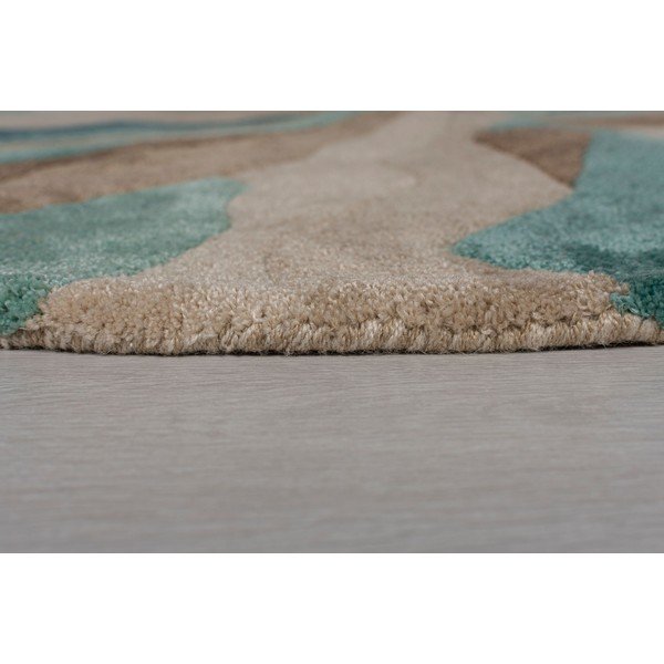 Modrý koberec Flair Rugs Splinter, ⌀ 135 cm-image-3