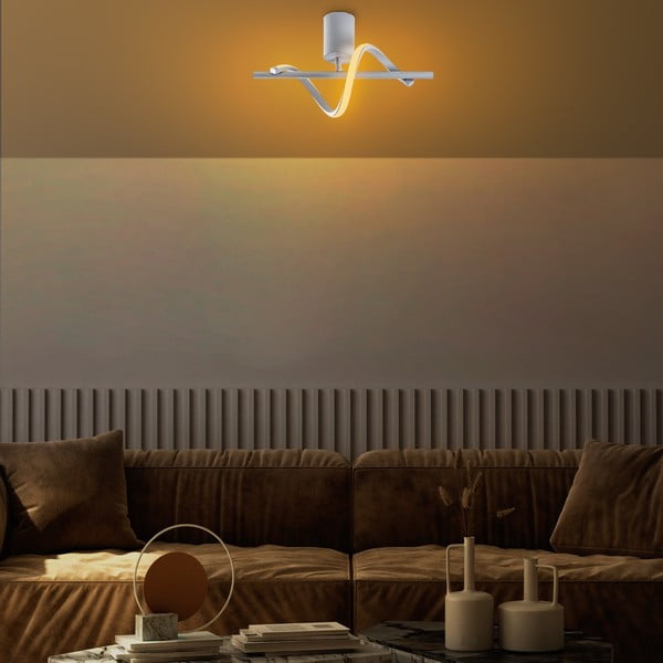 Šedé LED stropní svítidlo ø 7 cm Likma – Opviq lights-image-4