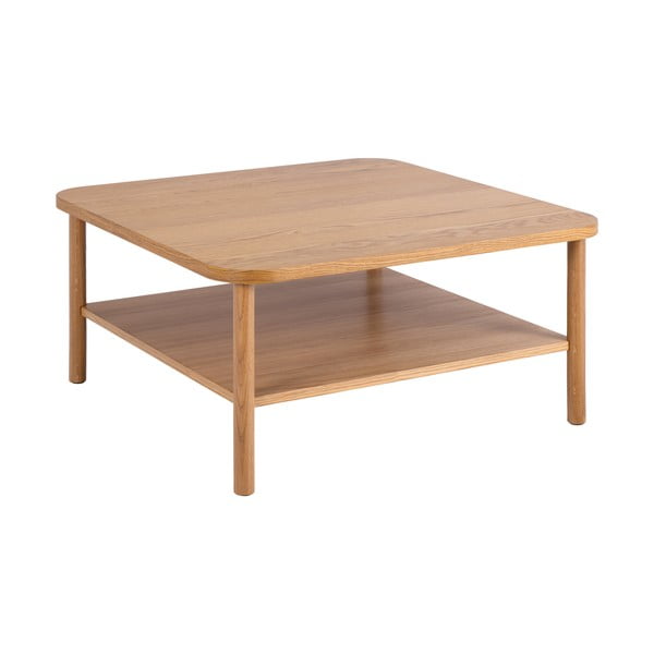 Konferenční stolek v dekoru dubu v přírodní barvě 90x90 cm Banbury – Actona-image-4