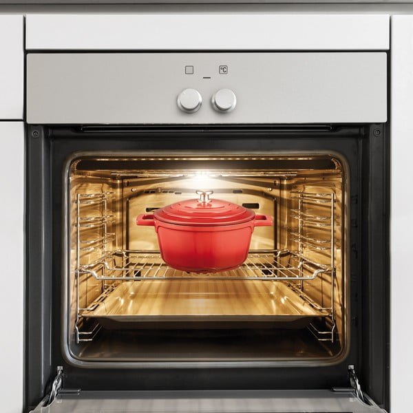 Hrnec s pokličkou s nepřilnavým povrchem na indukci 2.7 l Bordeaux – Tescoma-image-1