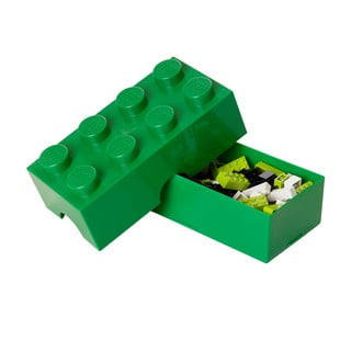 Tmavě zelený svačinový box LEGO®