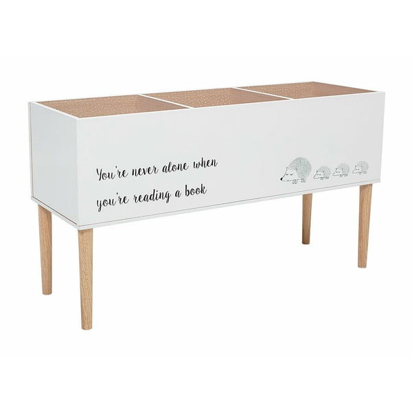 Bílá dětská knihovna 90x50 cm Salam – Bloomingville Mini-image-3