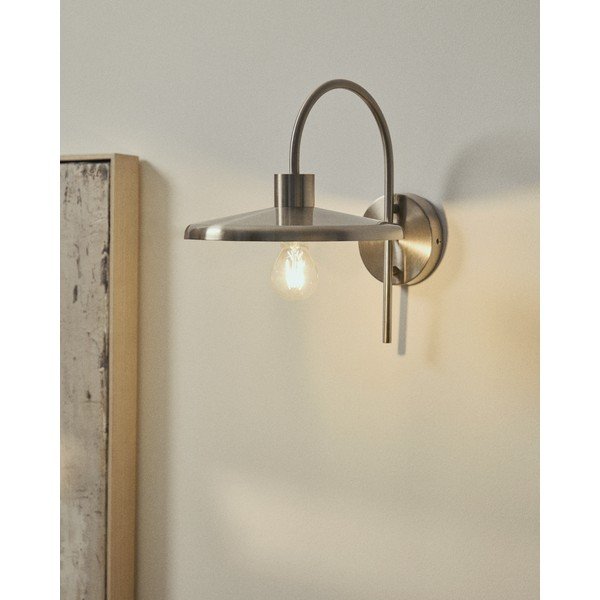 Nástěnné svítidlo ve stříbrné barvě ø 27 cm Nuvira – Kave Home-image-1