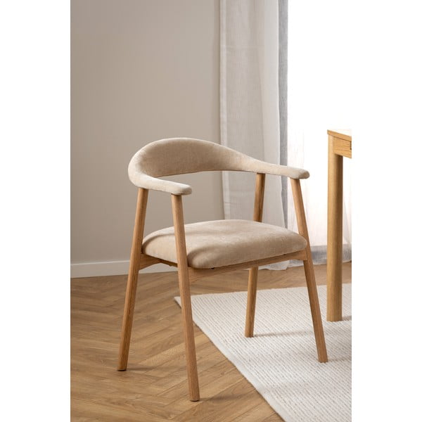 Jídelní židle v béžové a přírodní barvě Addi – Actona-image-2