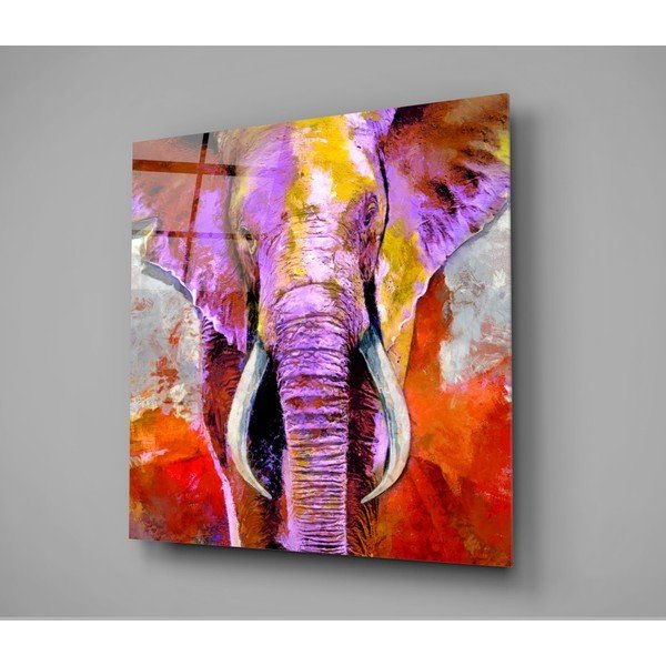 Skleněný obraz Insigne Revenge of the Elephant, 40 x 40 cm-image-3