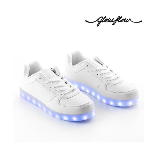 Bílé LED tenisky InnovaGoods GlowFlow Trainers, velikost 40-image-2