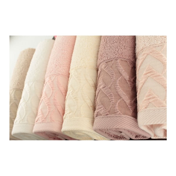 Sada 6 bavlněných ručníků Kalp, 30 x 50 cm-image-1