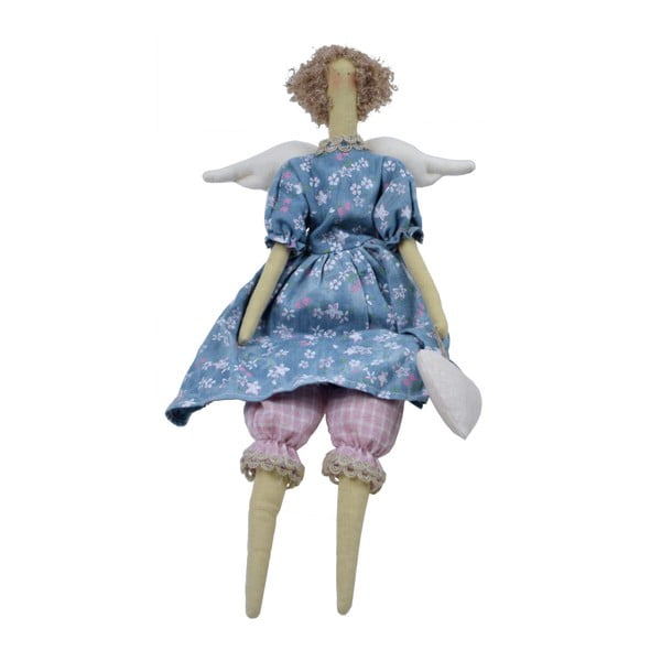 Látková dekorační panenka Ego Dekor, výška 43 cm