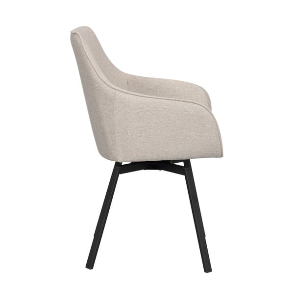 Béžová čalouněná jídelní křesla v sadě 2 ks Alison – Rowico-image-3