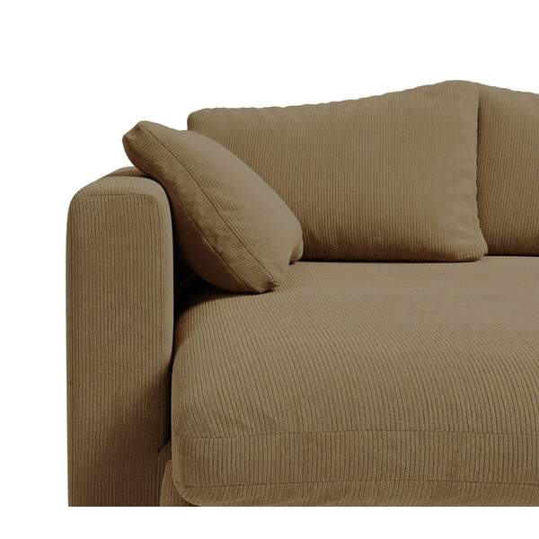 Béžová manšestrová rohová pohovka (levý roh) Comfy – Scandic-image-3