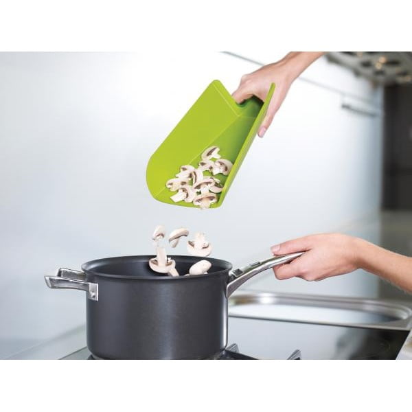 Zelené krájecí prkénko Joseph Joseph Chop2Pot Mini, délka 17 cm-image-2