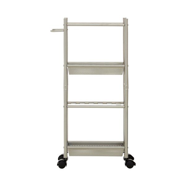 Kovový servírovací stolek na kolečkách 16x40 cm Dara – Premier Housewares-image-4