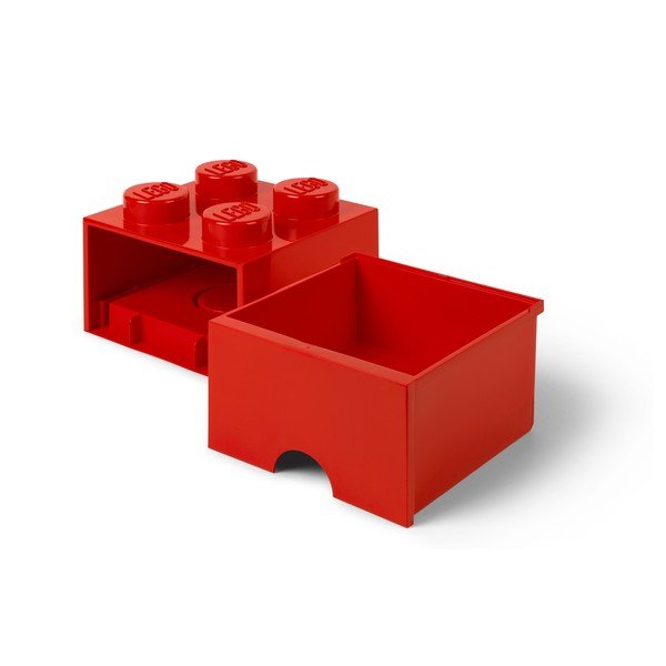 Červený úložný box se šuplíkem LEGO®-image-2