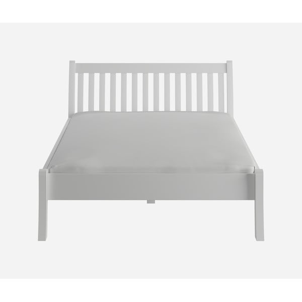 Bílá dvoulůžková postel z borovicového dřeva 180x200 cm Tonja – Olivia Living-image-2